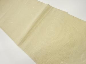 紗 露芝模様織出し袋帯